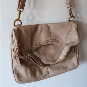 Tan Fossil leather bag